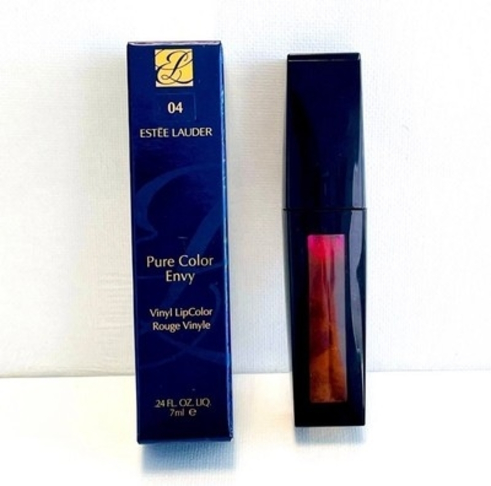 Estée Lauder Pure Color Envy Vinyl Lipgloss Lipstick 04 Shameless NIB - Picture 2 of 4